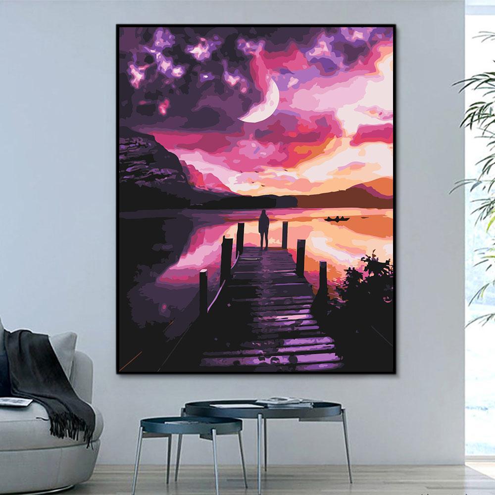 Natural Bridge Paint By Numbers Kits UK For Adult HQD1335