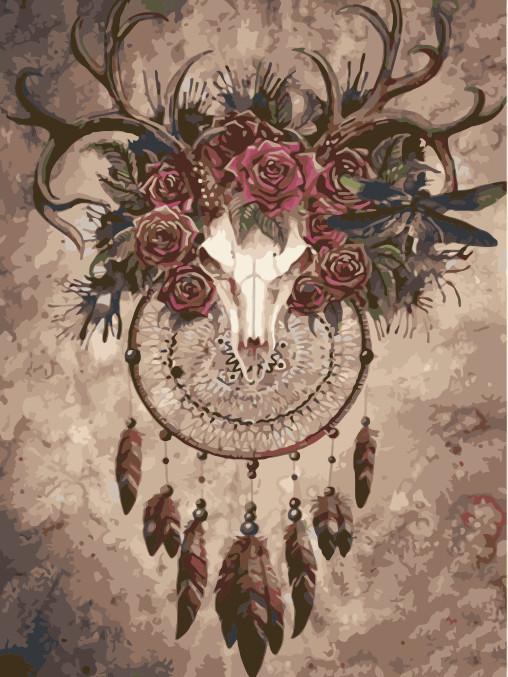 Animal Paint By Numbers Kits UK For Adult WM-1607