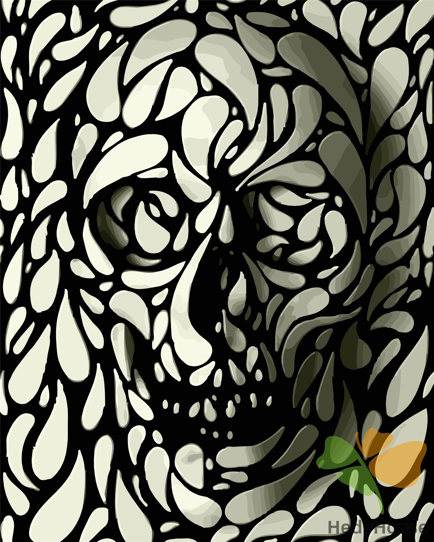 Pattern Paint By Numbers Kits UK WM-330