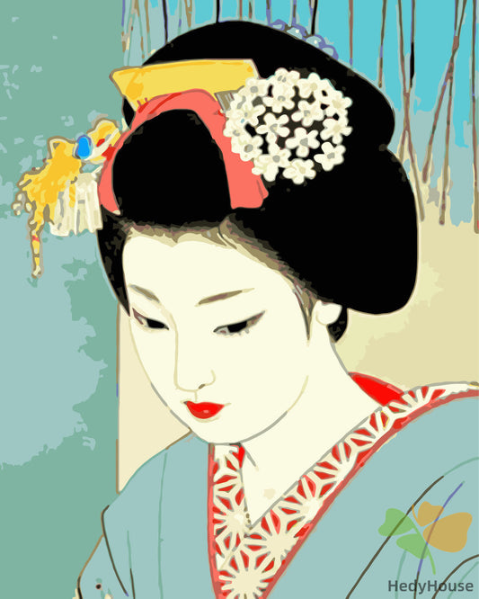 Portrait Paint By Numbers Kits UK WM-346-1