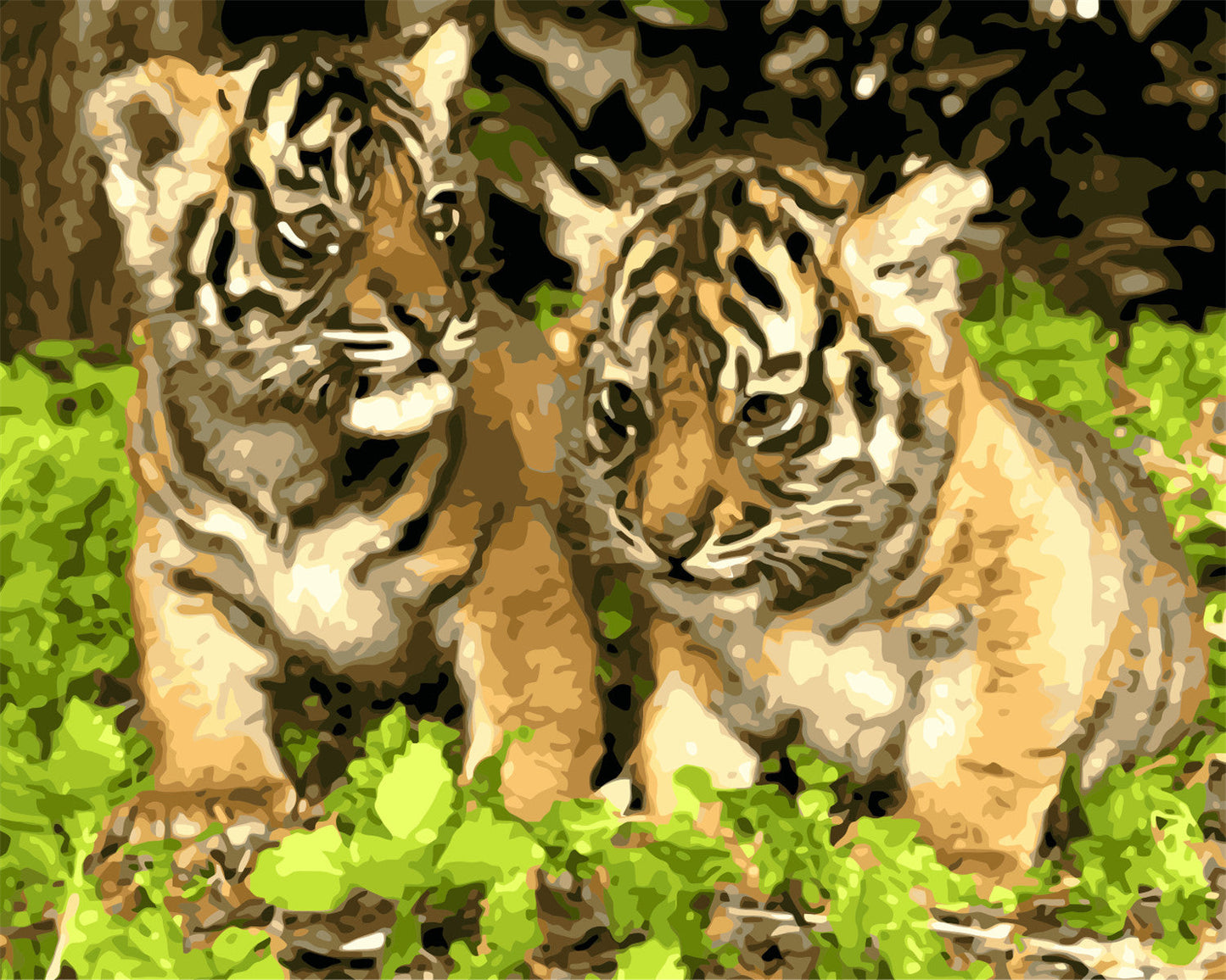 Animal Paint By Numbers Kits UK WM-366