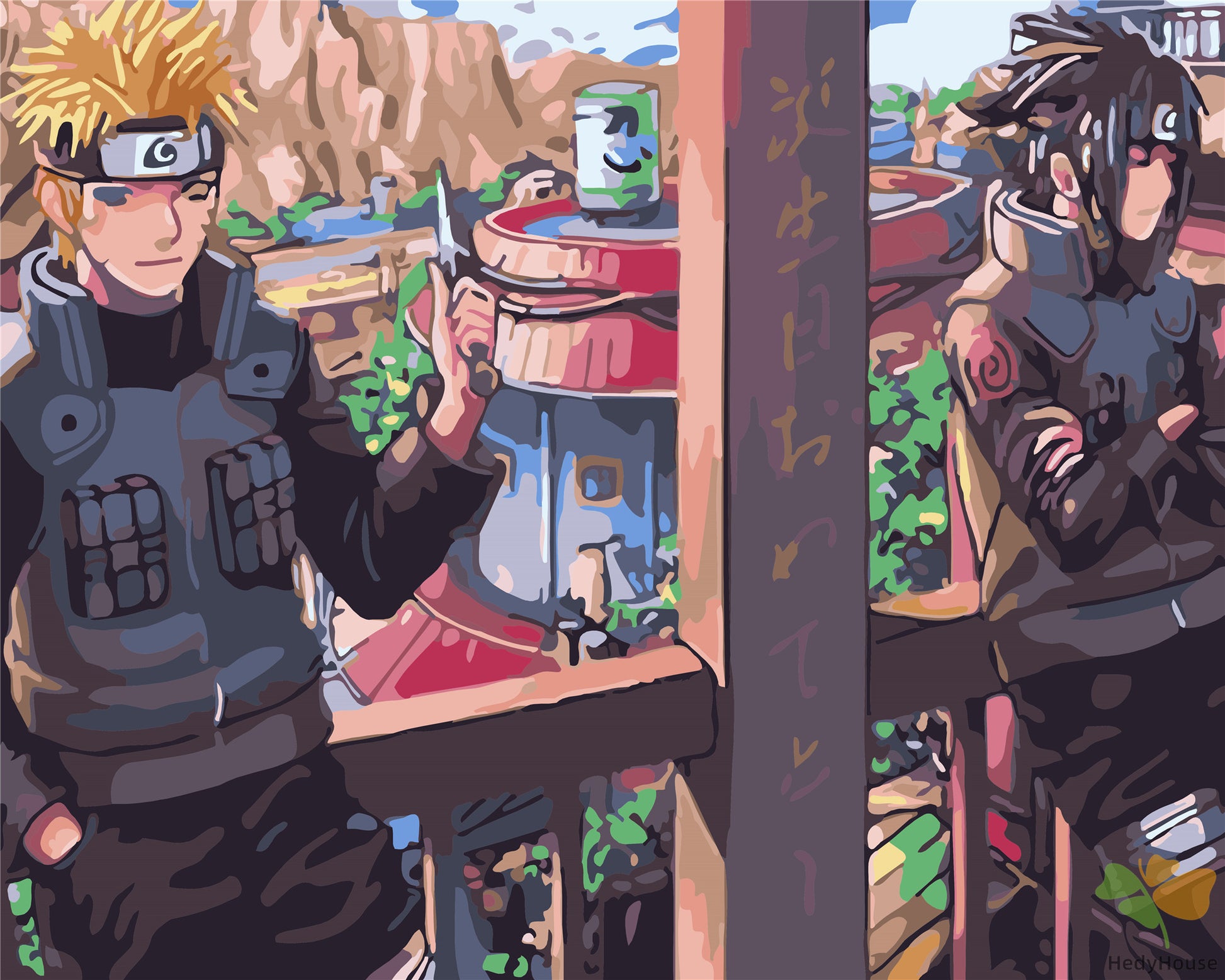 Cartoon Paint By Numbers Kits UK WM-393