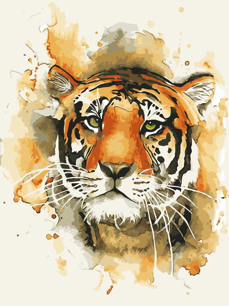 Animal Paint By Numbers Kits UK For Adult WM-439