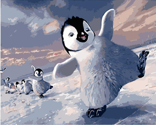 Animal Paint By Numbers Kits UK WM1515