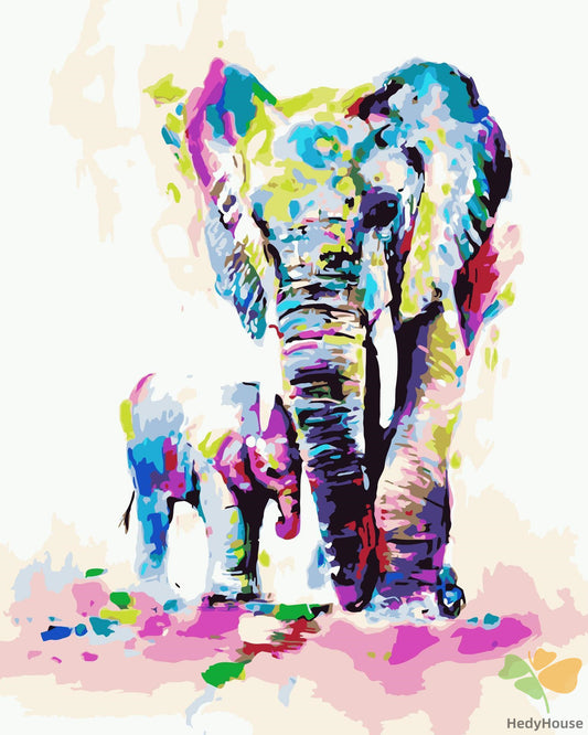 Animal Paint By Numbers Kits UK WM175