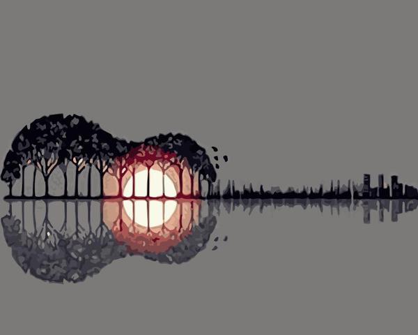 Landscape Paint By Numbers Kits UK WM1775