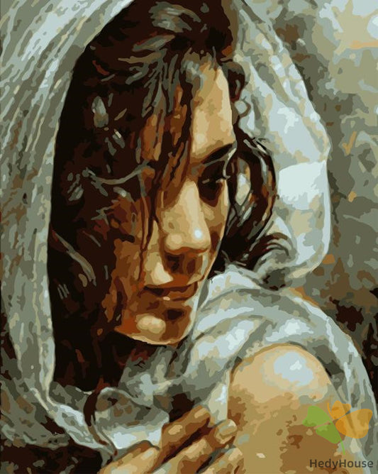 Portrait Paint By Numbers Kits UK WM201