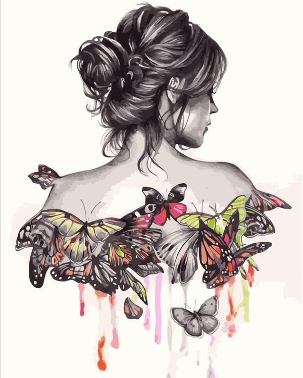 Portrait Paint By Numbers Kits UK WM328