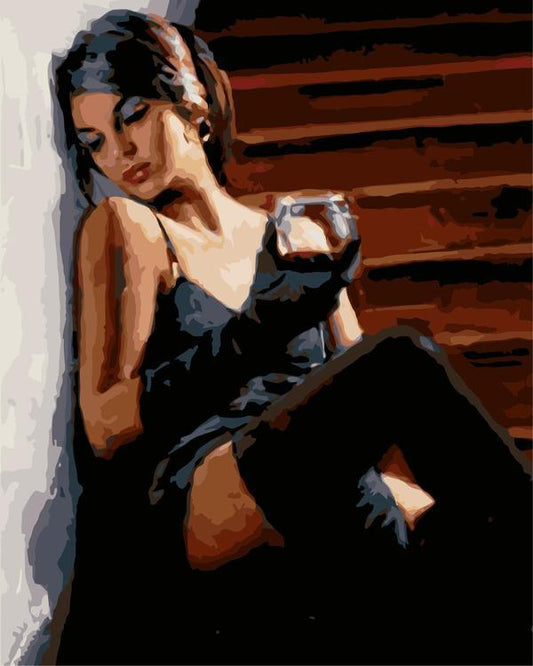 Portrait Paint By Numbers Kits UK WM614