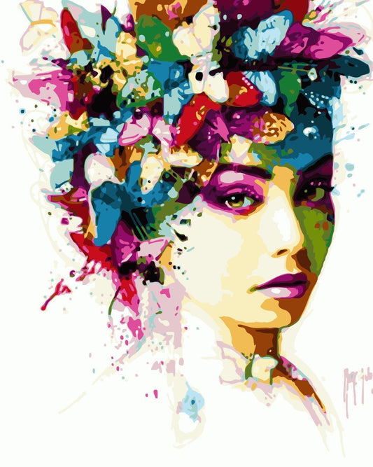 Portrait Paint By Numbers Kits UK WM759