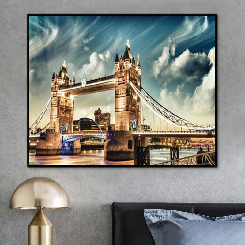 Landscape Tower Bridge London Paint By Numbers Kits UK Y5036