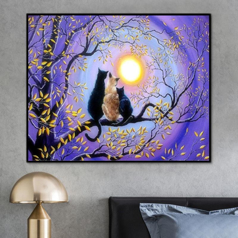 Cat & Dog Paint By Numbers Kits UK For Kids Y5259