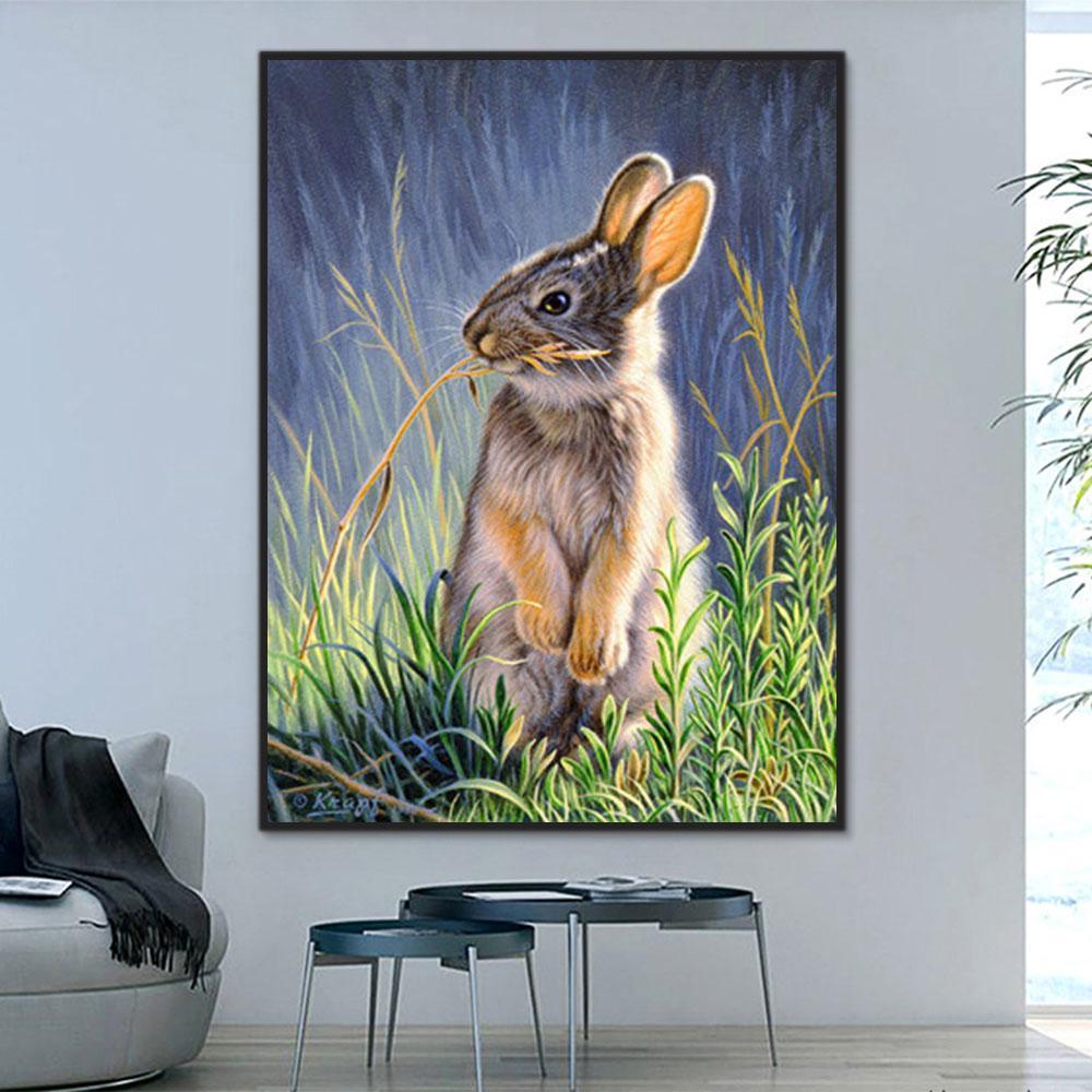 Animal Rabbit Paint By Numbers Kits UK For Adult Y5647