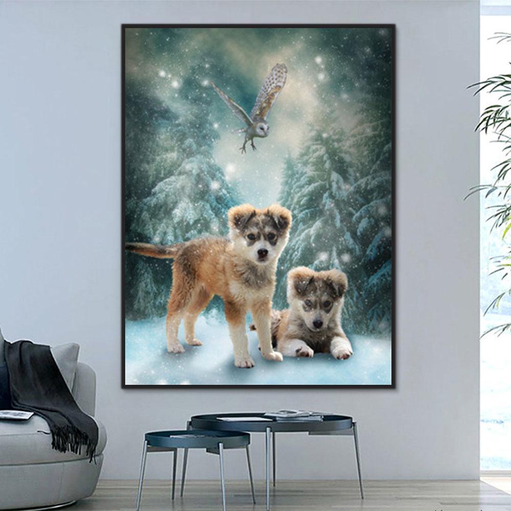 Cat & Dog Paint By Numbers Kits UK For Kids Y5695