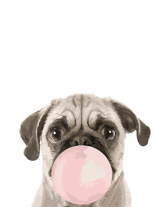 Animal Paint By Numbers Kits UK YM214