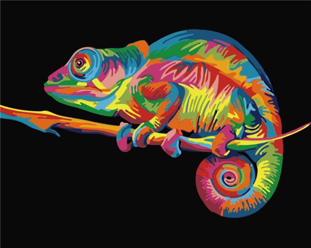 Animal Paint By Numbers Kits UK For Adult ZC3002