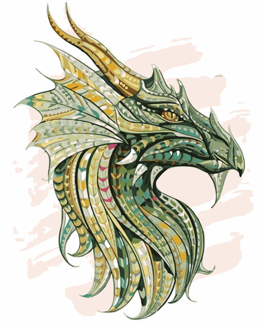 Animal Paint By Numbers Kits UK For Adult ZC3027