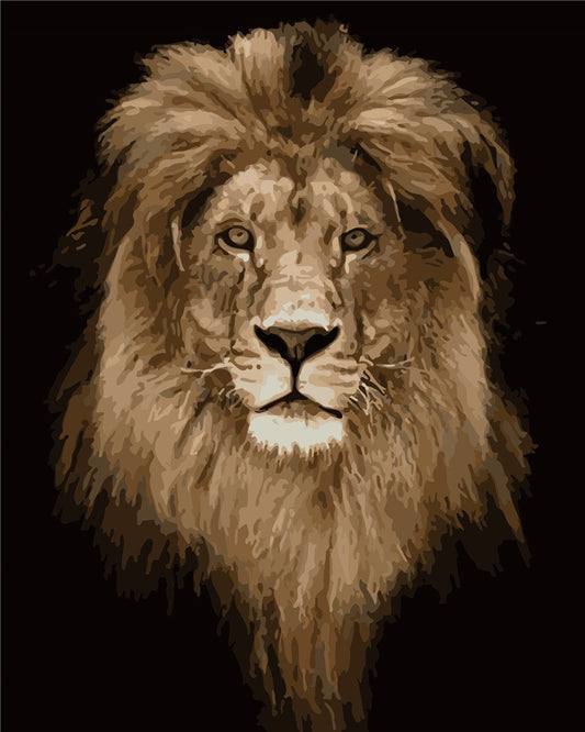 Animal Paint By Numbers Kits UK For Adult ZC3038