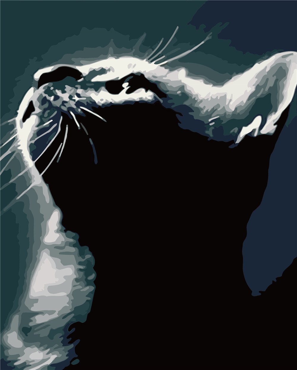 Cat & Dog Paint By Numbers Kits UK ZC3040