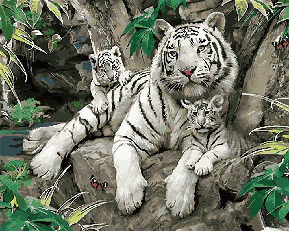 Animal Paint By Numbers Kits UK For Adult ZC3042