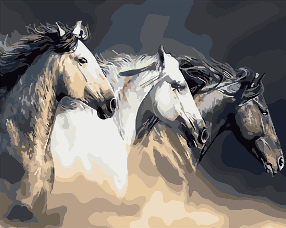 Animal Paint By Numbers Kits UK For Adult ZC3044