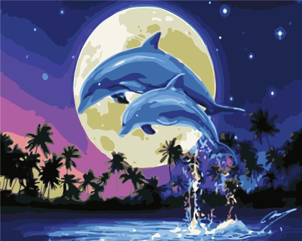 Animal Paint By Numbers Kits UK For Adult ZC3046