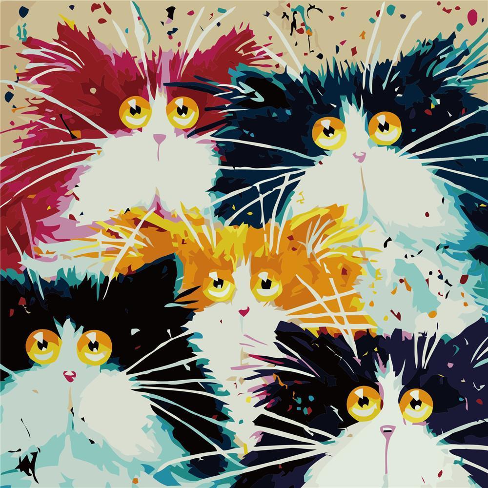 Cat & Dog Paint By Numbers Kits UK ZC3047