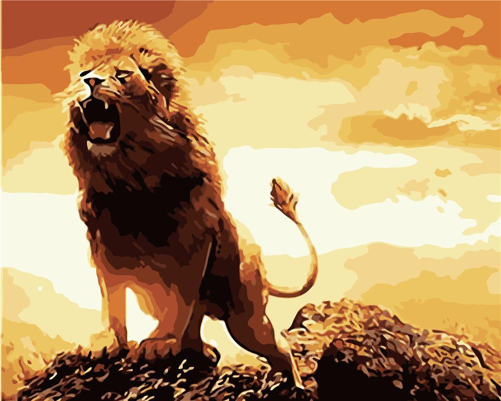 Animal Paint By Numbers Kits UK For Adult ZC3051