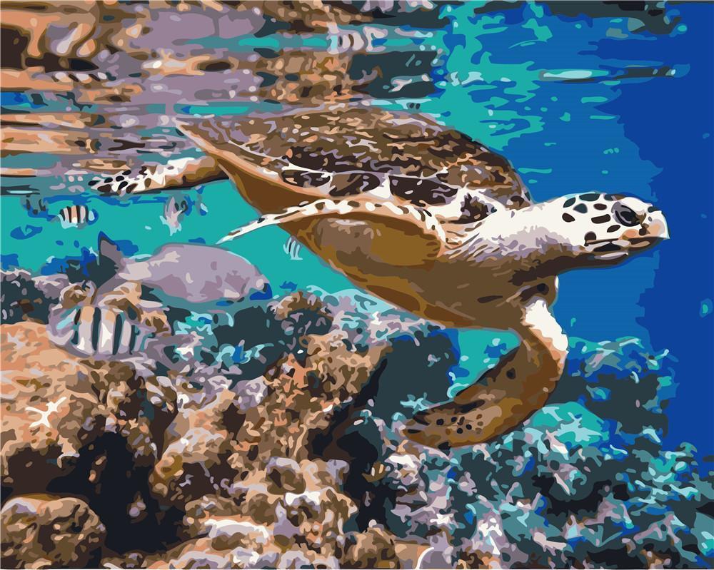 Animal Paint By Numbers Kits UK For Adult ZC3054