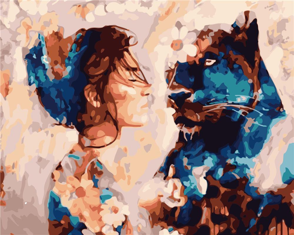 Portrait Paint By Numbers Kits UK For Adult ZC3059