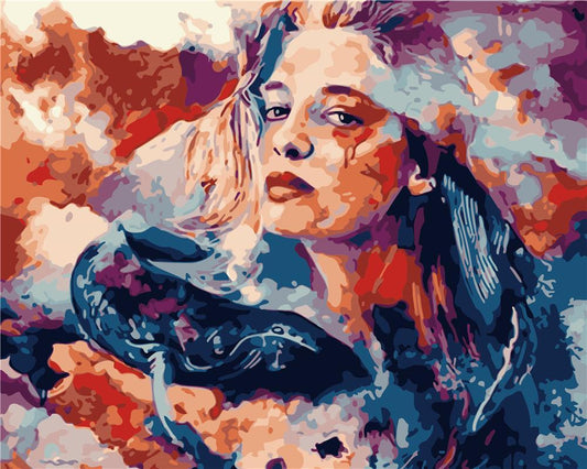 Portrait Paint By Numbers Kits UK For Adult ZC3060