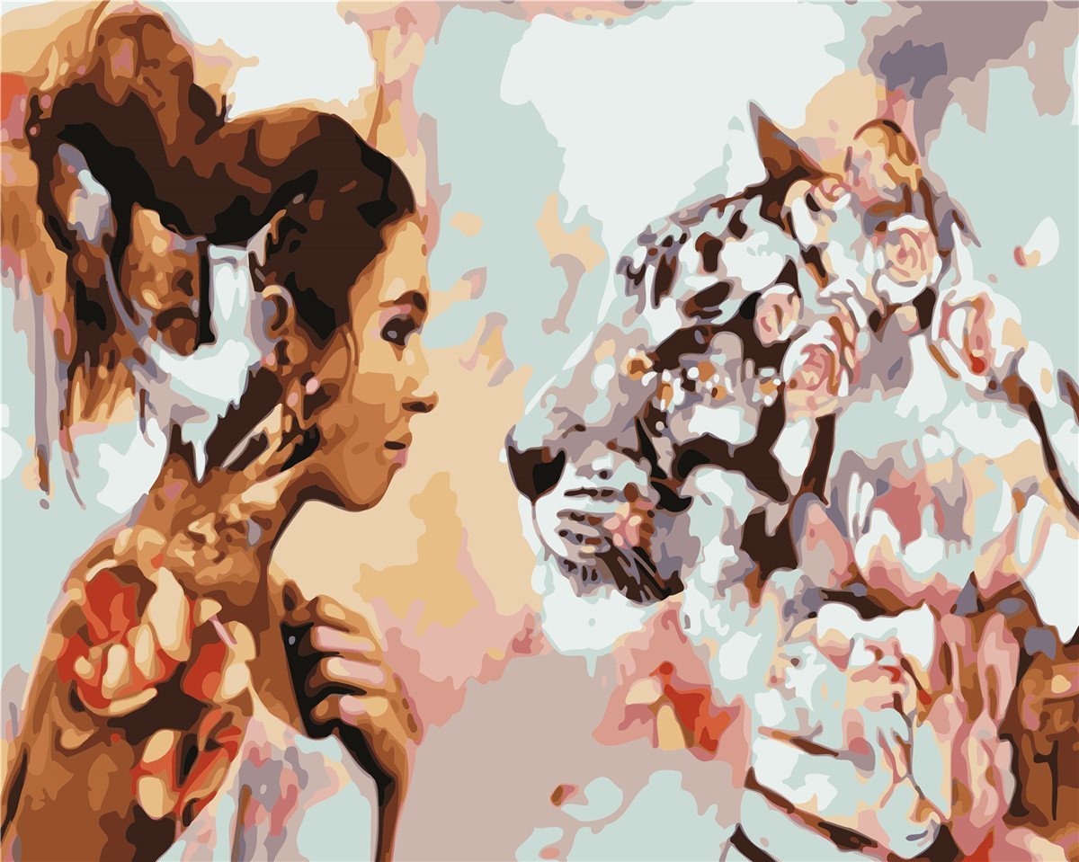 Portrait Paint By Numbers Kits UK For Adult ZC3061