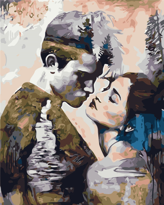 Portrait Paint By Numbers Kits UK For Adult ZC3064