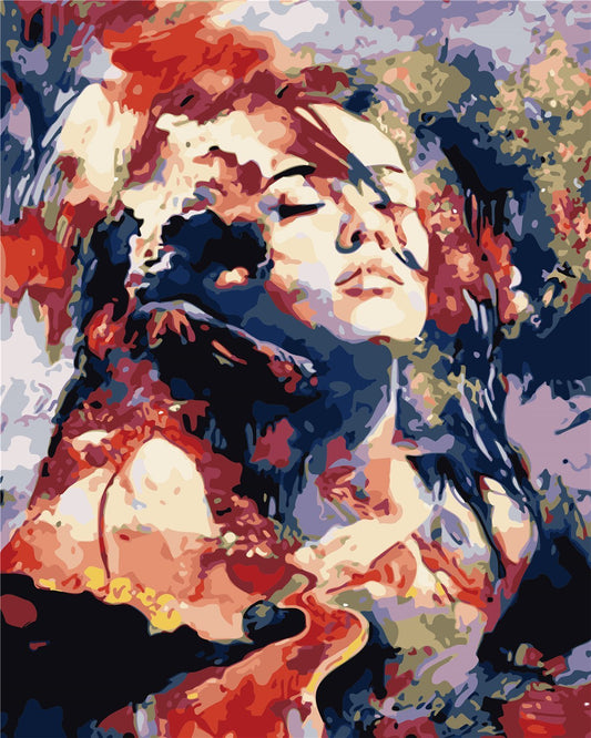 Portrait Paint By Numbers Kits UK For Adult ZC3065