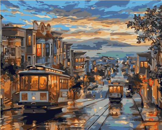 Landscape Paint By Numbers Kits UK For Adult ZC3069