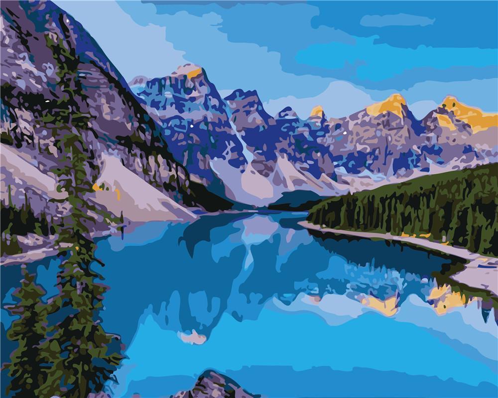 Landscape Paint By Numbers Kits UK For Adult ZC3074