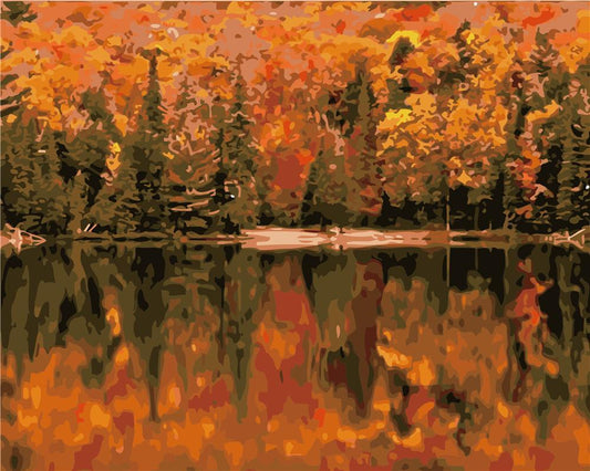 Natural Paint By Numbers Kits UK For Adult ZC3078