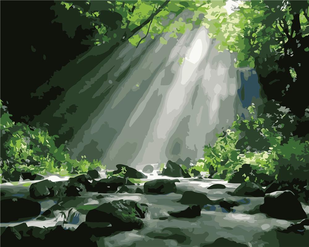 Natural Paint By Numbers Kits UK For Adult ZC3079