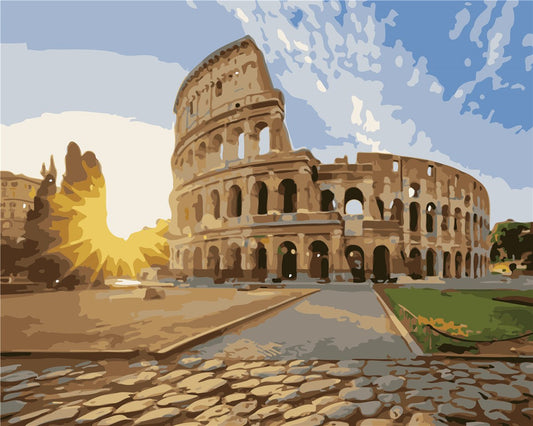 Landscape Paint By Numbers Kits UK For Adult ZC3081