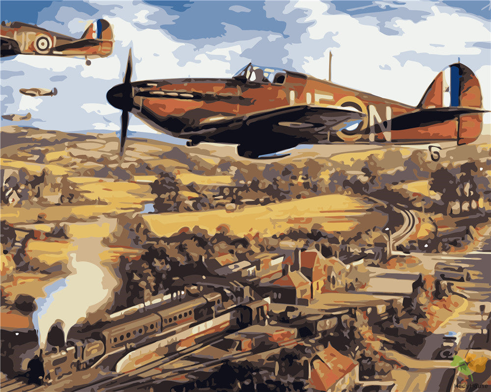 Engine Paint By Numbers Kits UK ZC3085