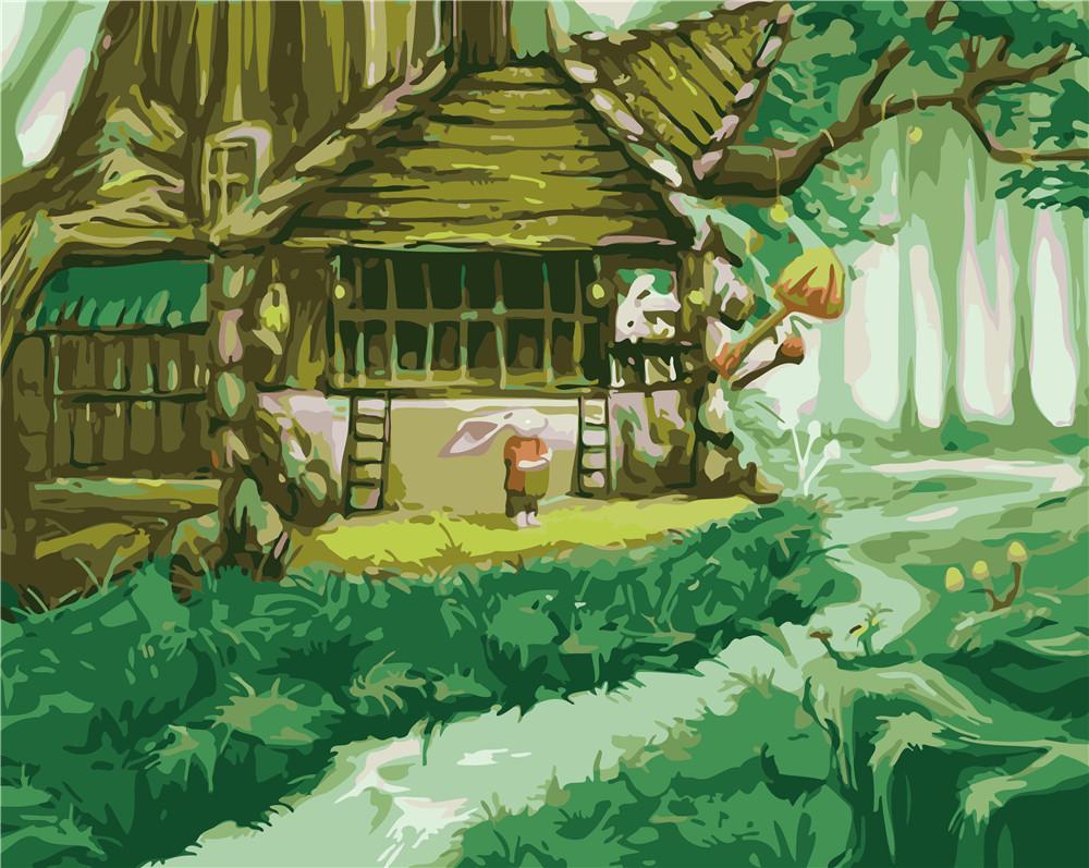 Natural Paint By Numbers Kits UK For Adult ZC3090