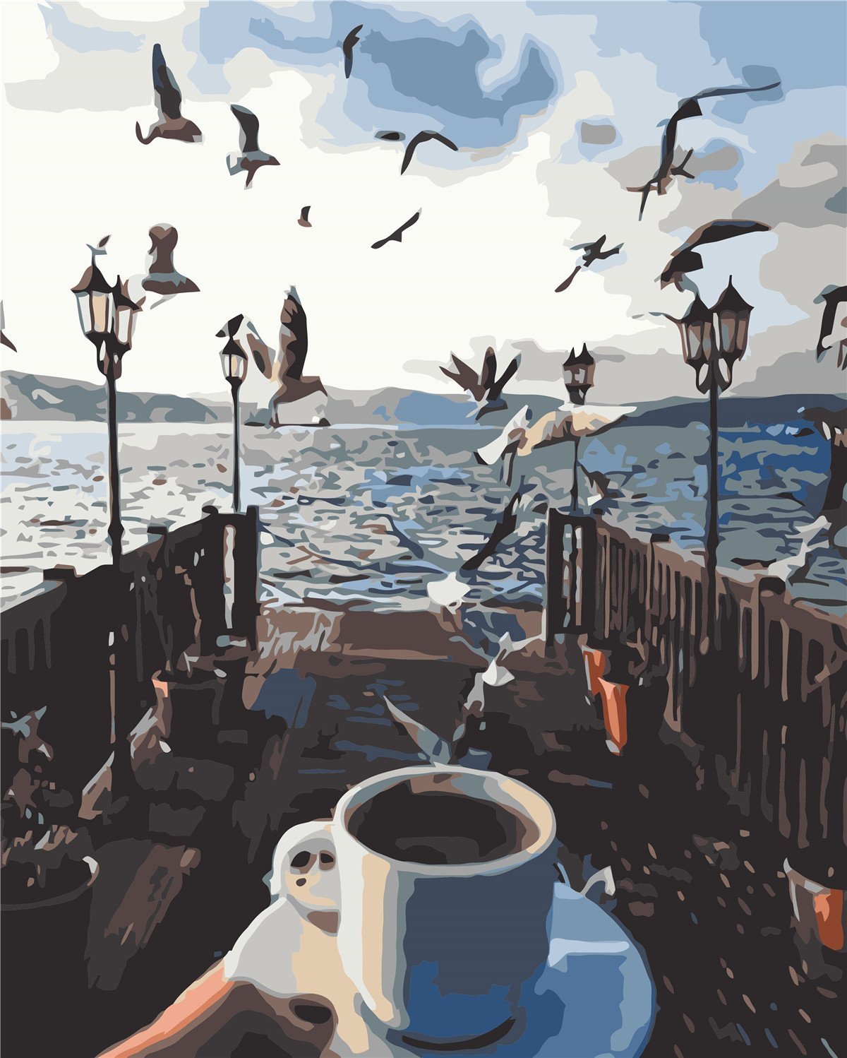 Bird Paint By Numbers Kits UK ZC3097