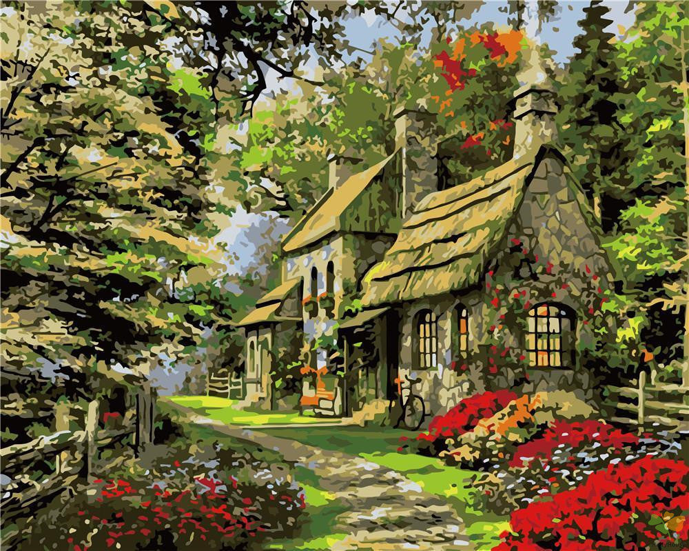 Landscape Paint By Numbers Kits UK ZC3098
