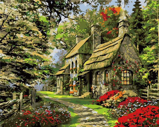 Natural Paint By Numbers Kits UK For Adult ZC3098