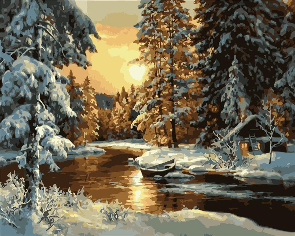 Natural Paint By Numbers Kits UK For Adult ZC3110