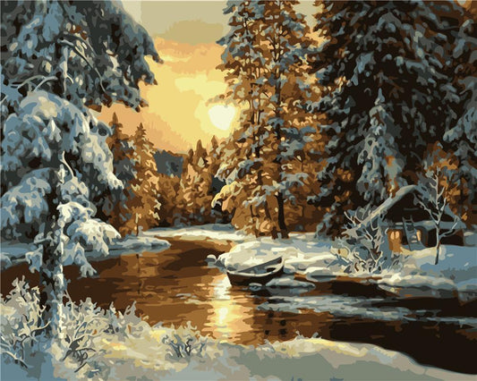 Natural Paint By Numbers Kits UK For Adult ZC3110