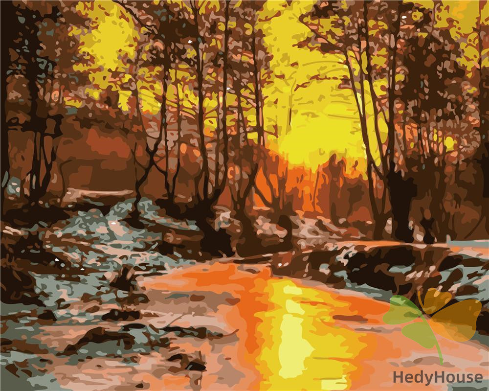 Nature Paint By Numbers Kits UK ZC3117