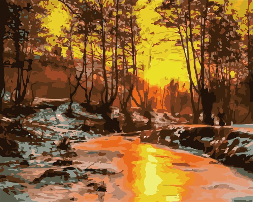 Natural Paint By Numbers Kits UK For Adult ZC3117