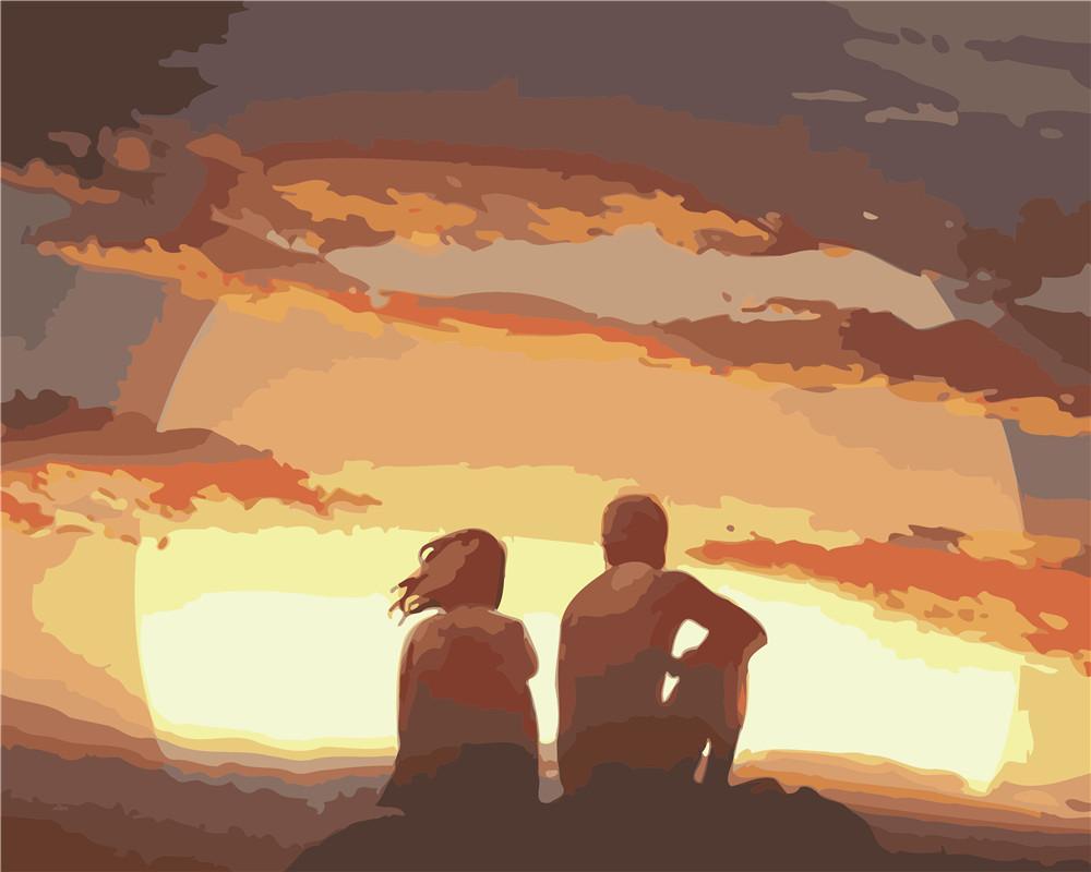 Portrait Paint By Numbers Kits UK For Adult ZC3118