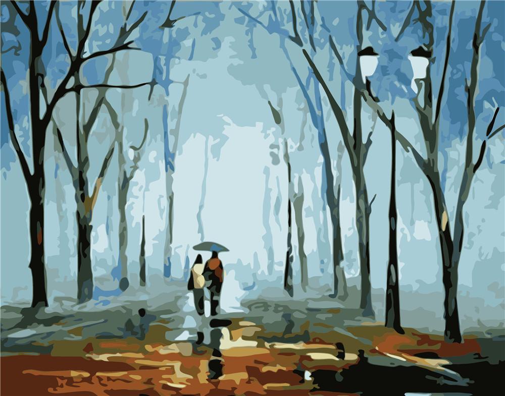 Portrait Paint By Numbers Kits UK For Adult ZC3137